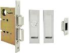 INOX FH27-TT09-PD8000 Privacy, Entry or Patio Lockset For Pocket Doors Linear Flush Pull W/ TT09 Thu